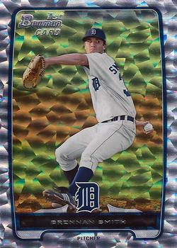 2012 Bowman - Prospects Silver Ice #BP50 Brennan Smith Front