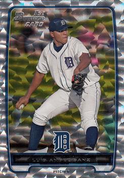 2012 Bowman - Prospects Silver Ice #BP95 Luis Angel Front
