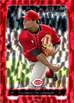 2012 Bowman - Prospects Silver Ice Red #BP59 Daniel Corcino Front