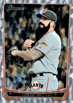 2012 Bowman - Silver Ice #89 Brian Wilson Front
