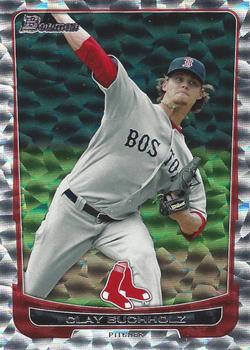 2012 Bowman - Silver Ice #102 Clay Buchholz Front