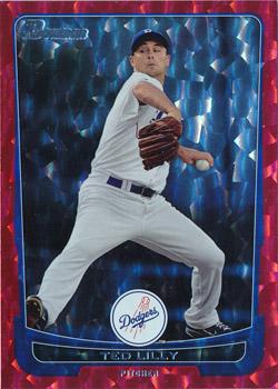 2012 Bowman - Silver Ice Red #56 Ted Lilly Front