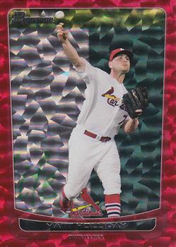2012 Bowman - Silver Ice Red #99 Matt Holliday Front