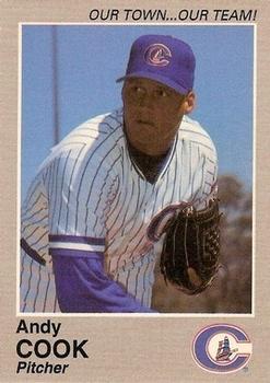 1995 Columbus Clippers #NNO Andy Cook Front