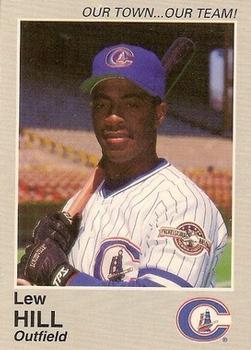 1995 Columbus Clippers #NNO Lew Hill Front