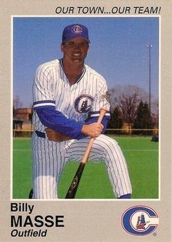 1995 Columbus Clippers #NNO Billy Masse Front