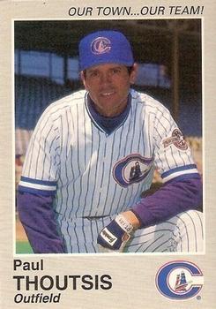 1995 Columbus Clippers #NNO Paul Thoutsis Front