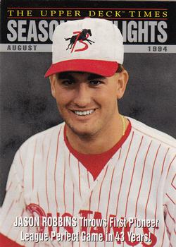 1995 Upper Deck Minor League #104 Jason Robbins Front