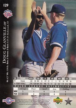 1995 Upper Deck Minor League #129 Doug Glanville Back