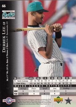1995 Upper Deck Minor League #66 Derrek Lee Back
