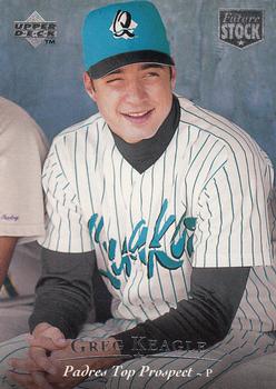 1995 Upper Deck Minor League - Future Stock #63 Greg Keagle Front