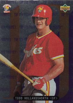 1995 Upper Deck Minor League - Top 10 Prospects #10 Todd Hollandsworth Front