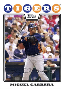 2008 Topps #10 Miguel Cabrera Front