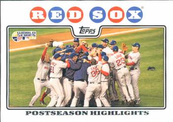 2008 Topps #234 Boston Red Sox Front