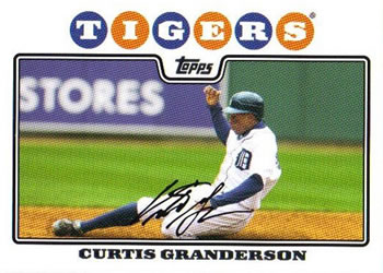 2008 Topps #330 Curtis Granderson Front