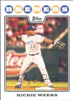 2008 Topps #371 Rickie Weeks Front
