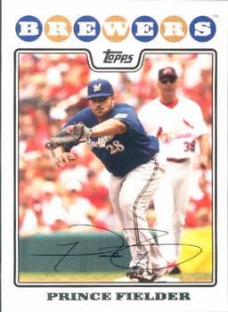 2008 Topps #450 Prince Fielder Front