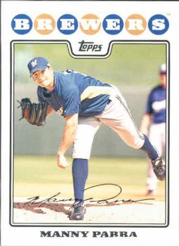 2008 Topps #481 Manny Parra Front
