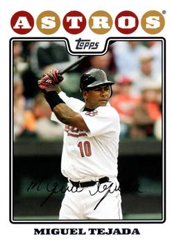 2008 Topps #40 Miguel Tejada Front