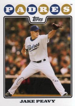 2008 Topps #50 Jake Peavy Front