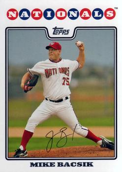2008 Topps #133 Mike Bacsik Front