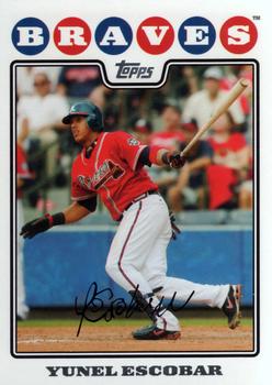 2008 Topps #185 Yunel Escobar Front