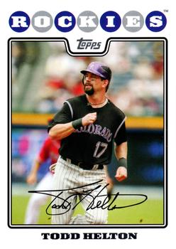 2008 Topps #195 Todd Helton Front