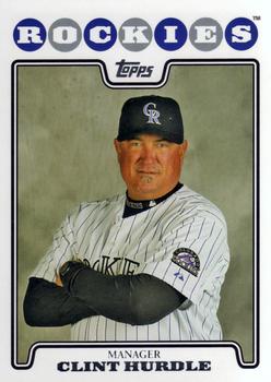 2008 Topps #218 Clint Hurdle Front
