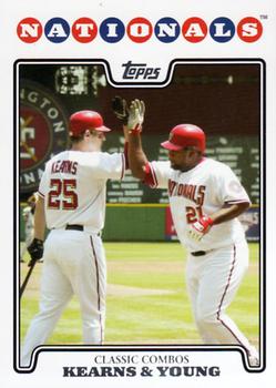 2008 Topps #257 Austin Kearns / Dmitri Young Front