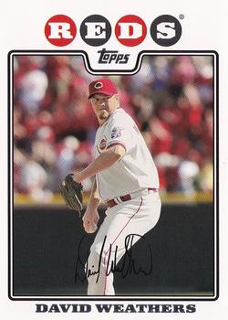 2008 Topps #315 David Weathers Front