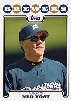2008 Topps #318 Ned Yost Front