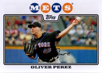 2008 Topps #334 Oliver Perez Front