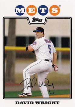 2008 Topps #340 David Wright Front