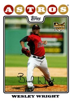 2008 Topps #361 Wesley Wright Front