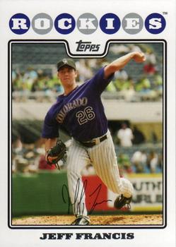 2008 Topps #511 Jeff Francis Front