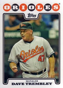 2008 Topps #589 Dave Trembley Front