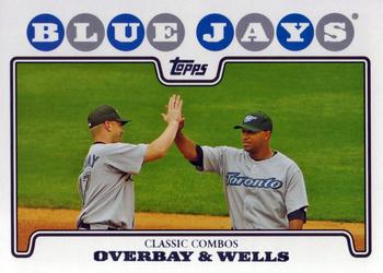 2008 Topps #602 Lyle Overbay / Vernon Wells Front