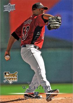 2008 Upper Deck #728 Wesley Wright Front