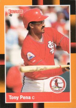 1988 Donruss Baseball's Best #156 Tony Pena Front