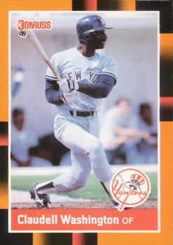 1988 Donruss Baseball's Best #217 Claudell Washington Front