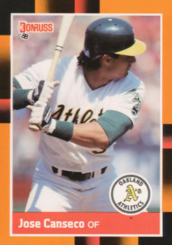 1988 Donruss Baseball's Best #22 Jose Canseco Front