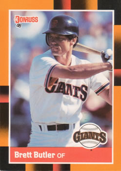 1988 Donruss Baseball's Best #23 Brett Butler Front