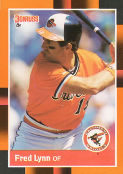 1988 Donruss Baseball's Best #297 Fred Lynn Front