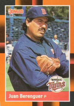 1988 Donruss Baseball's Best #298 Juan Berenguer Front