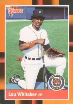 1988 Donruss Baseball's Best #315 Lou Whitaker Front