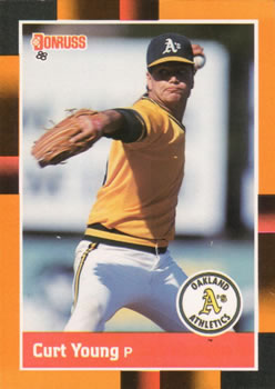 1988 Donruss Baseball's Best #323 Curt Young Front