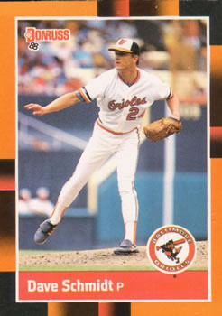 1988 Donruss Baseball's Best #333 Dave Schmidt Front