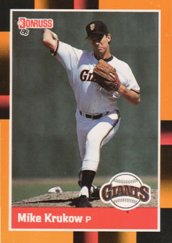 1988 Donruss Baseball's Best #50 Mike Krukow Front