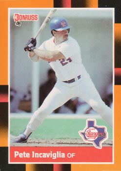 1988 Donruss Baseball's Best #55 Pete Incaviglia Front
