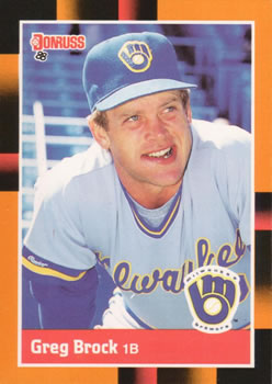 1988 Donruss Baseball's Best #71 Greg Brock Front